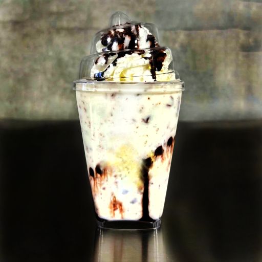 فروش عمده لیوان یکبار مصرف کریستالی شیک نوتلا درب دار + قیمت افتصادی و به صرفه